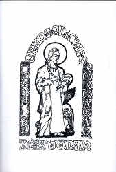 Okładka książki pt.: „<i>Ewangelicznie za świyntym Jōnym : w parafrazie dokonanej przez Bronisława Wątrobę</i>”