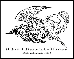 Logo Dyskusyjny Klub Książki – Klub Literacki – BARWY (Projekt logo - Jerzy Obrodzki)