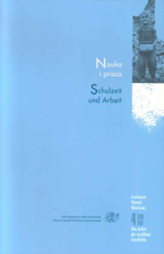 Okładka książki pt.: „<i>Nauka i praca = Bildung und Arbeit </i>”