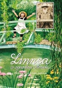 Okładka książki pt.: „Linnea w ogrodzie Moneta”