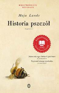 Okładka książki pt.: „Historia pszczół”