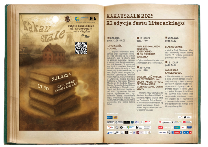 Plakat promujący Finał Regionalnego Konkursu Poetyckiego im. ks. Norberta Bonczyka