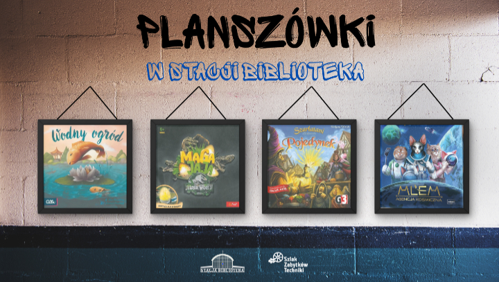 Grafika promująca planszówki